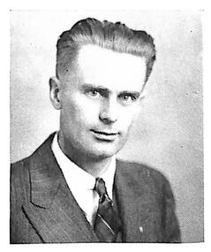 Yearbook photo of Archie Morck, Dana College, 1942.